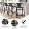Flash Furniture Lila  Commercial Grade Black Rattan Indoor-Outdoor Restaurant Barstool, PK4 4-SDA-AD632032R-BK-GG - alternate 14